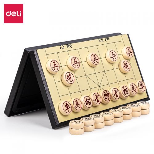 得力6753磁石象棋(黑色)