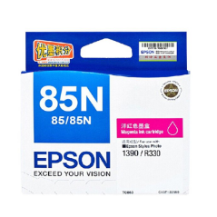 爱普生(EPSON)原装T0853洋红色墨盒适用PHOTO1390/R330打印机墨水(810页)